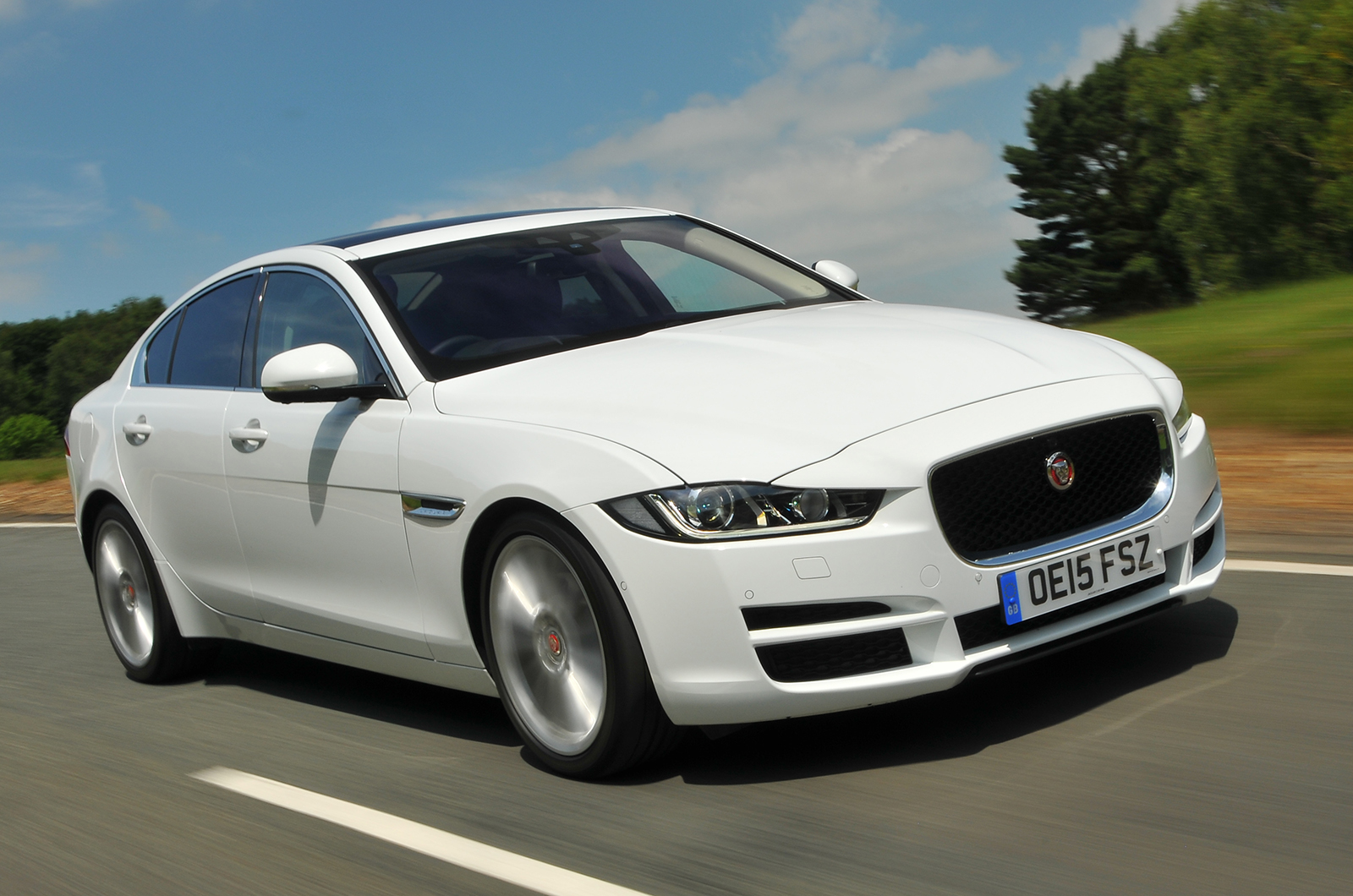 2015 Jaguar XE 2.0d 180 Portfolio UK review review Autocar
