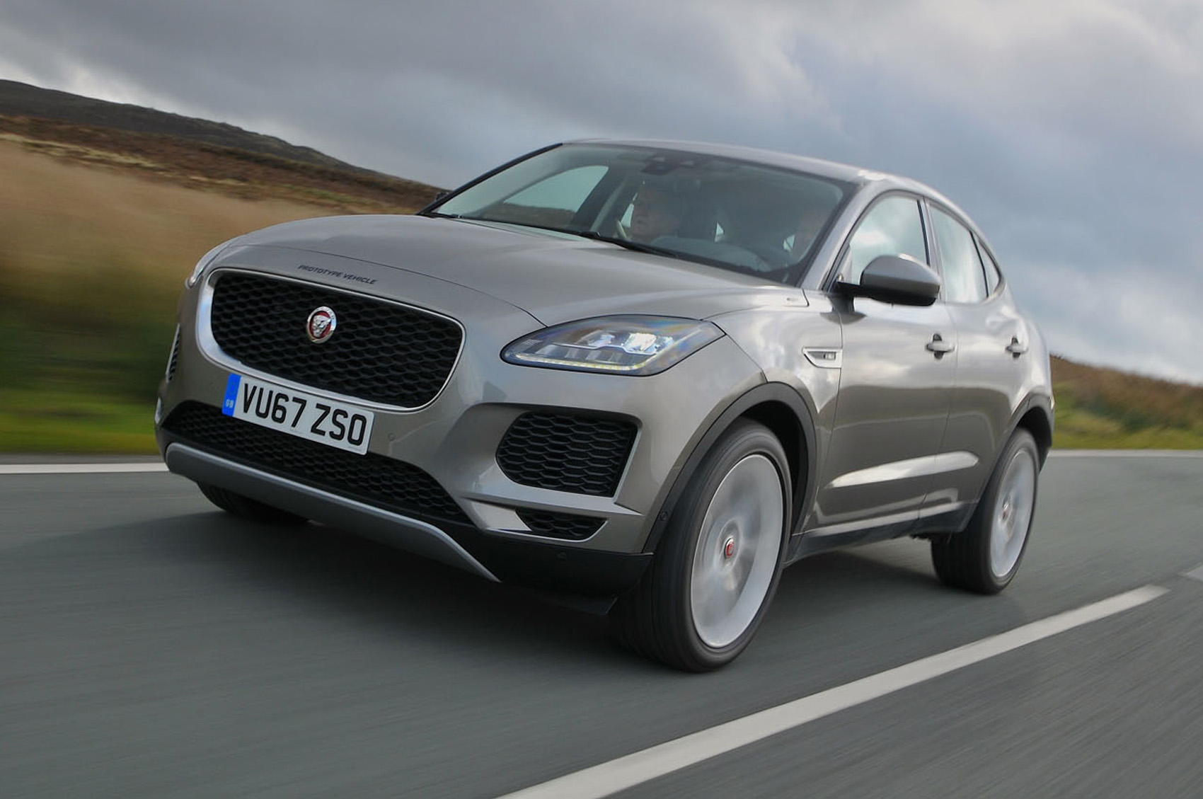 First ride Jaguar  E  Pace  prototype Autocar