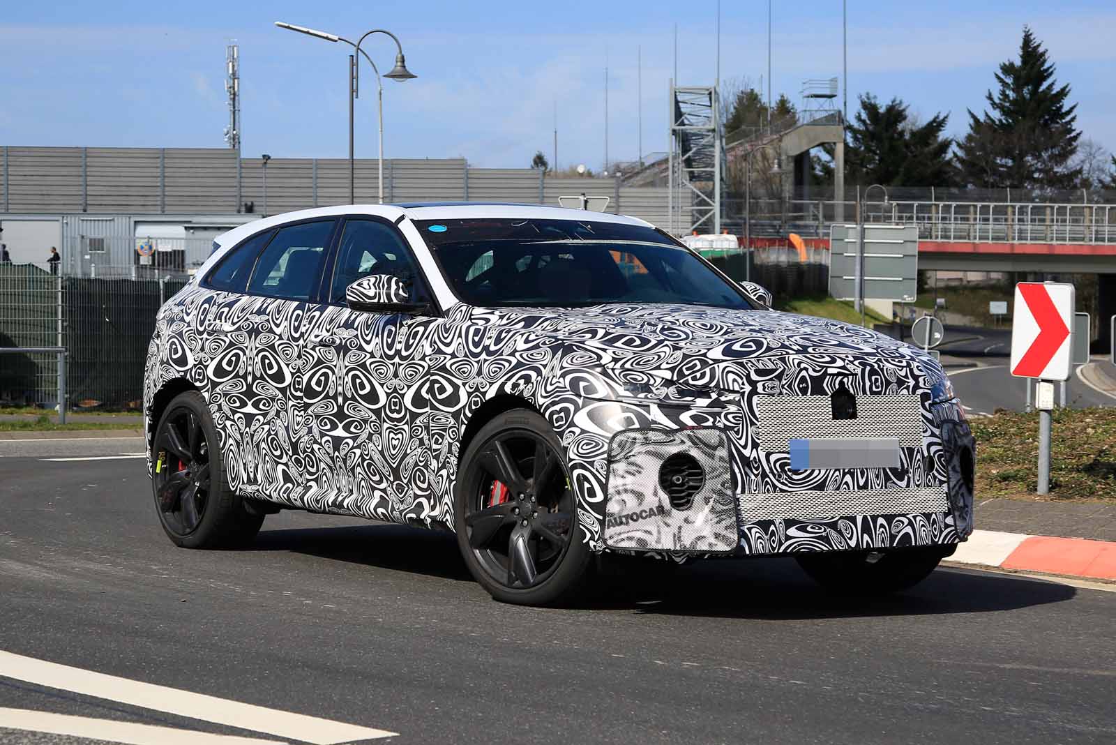 New Jaguar F Pace Facelift Hot Svr Variant Spotted Autocar