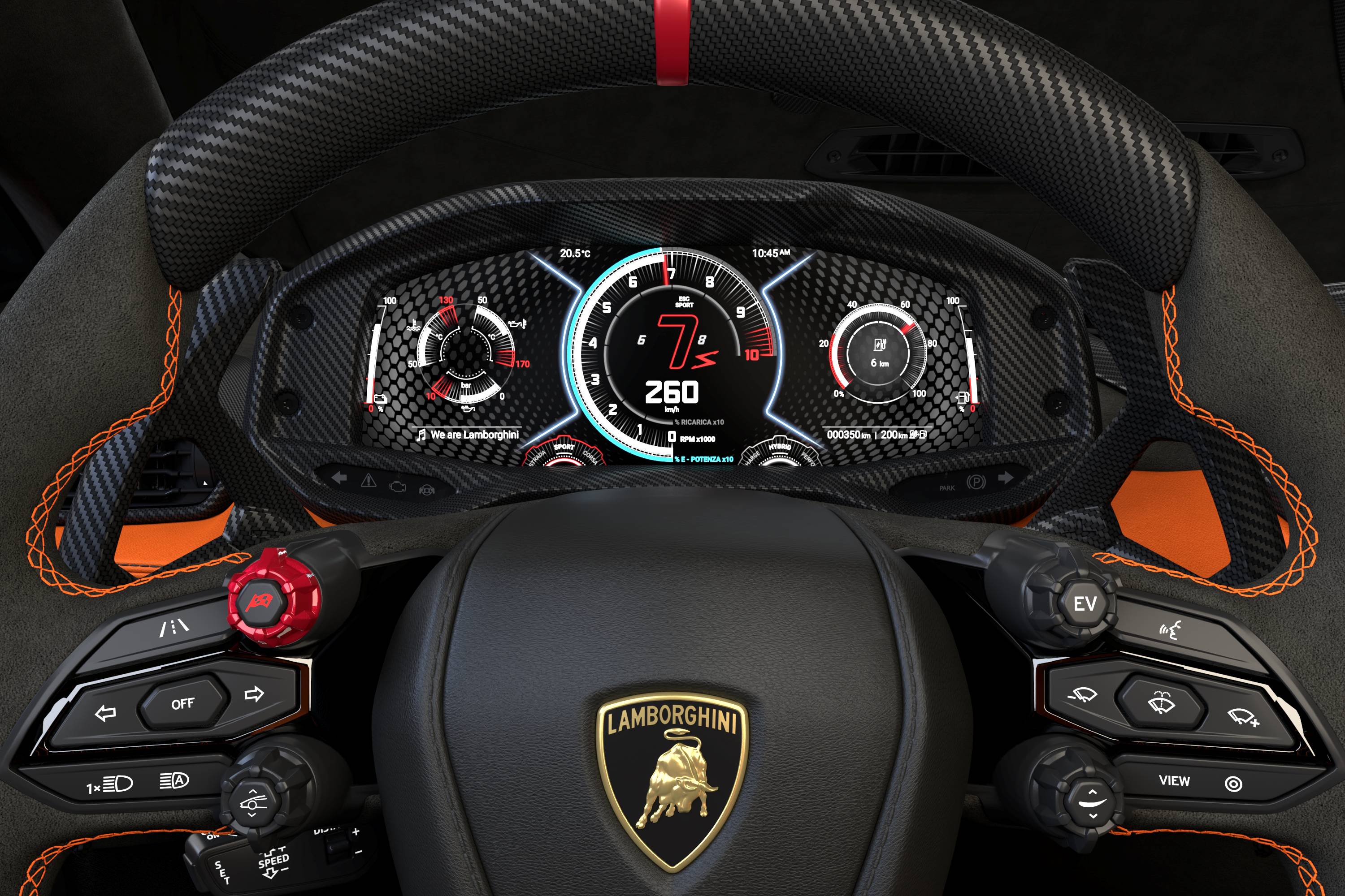 Lamborghini LB744: 1000bhp PHEV offers 13 driving modes