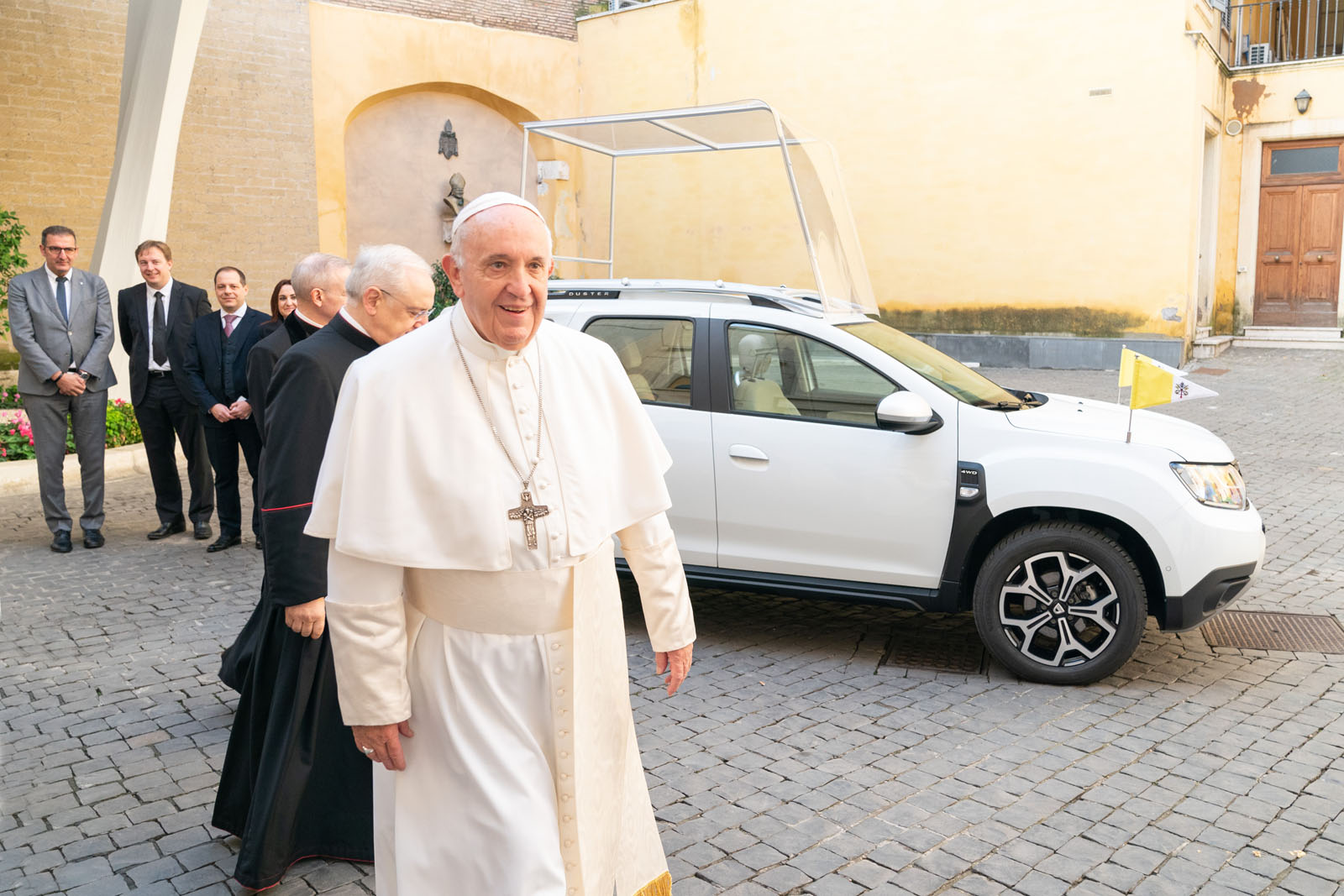 Vatican Receives Modified Dacia Duster As New Popemobile Autocar