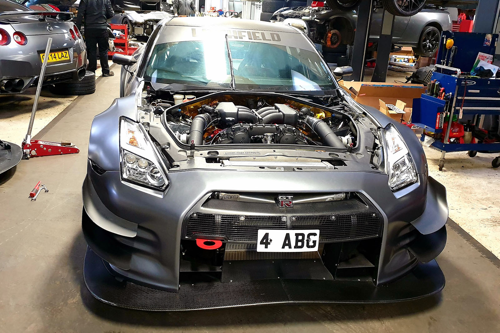 hpi racing 1/43 Nissan Skyline GT-R R35 Nurburgring Test