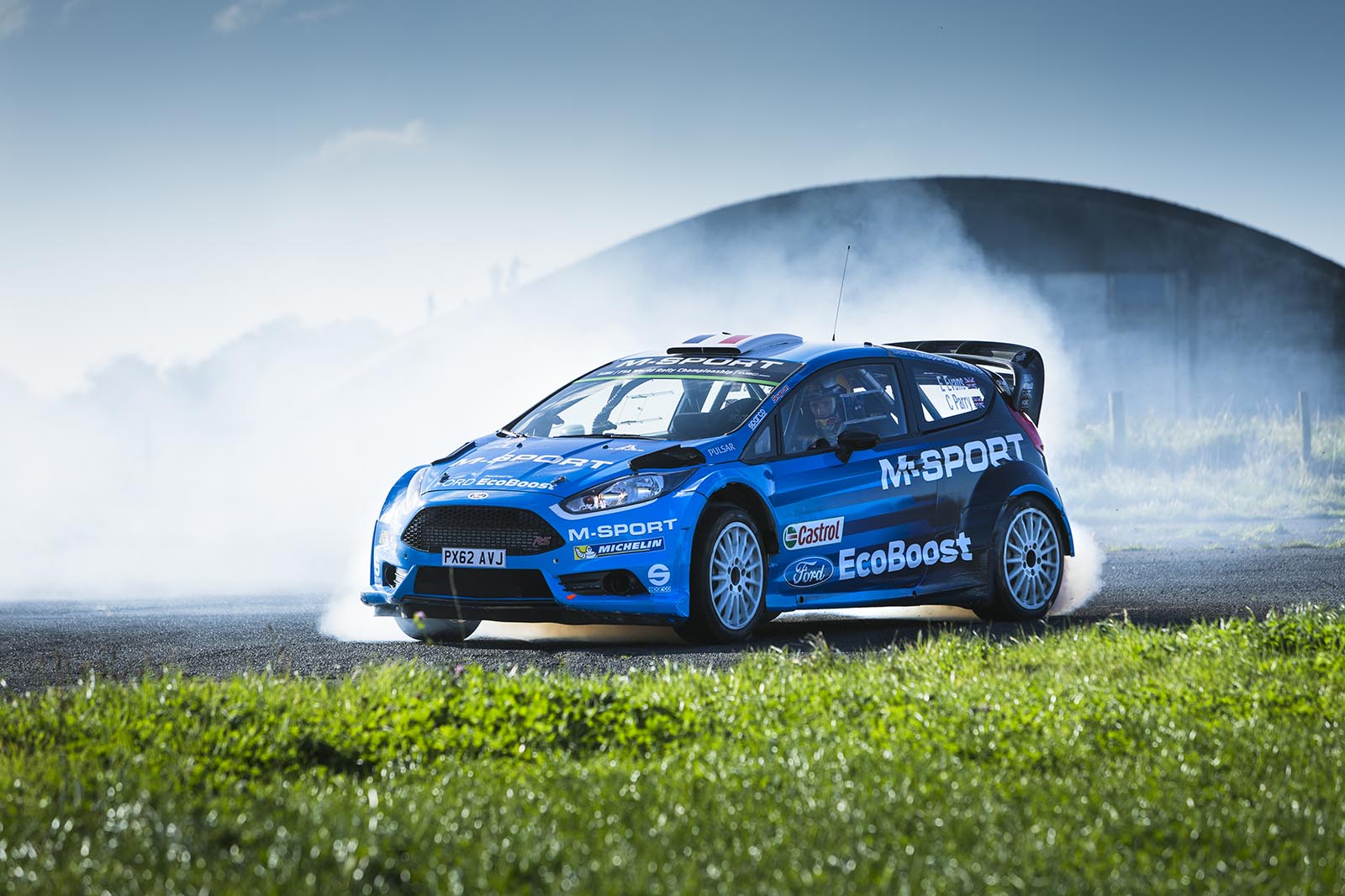 Co Driving In The Ford Fiesta R5 With Elfyn Evans British Rally