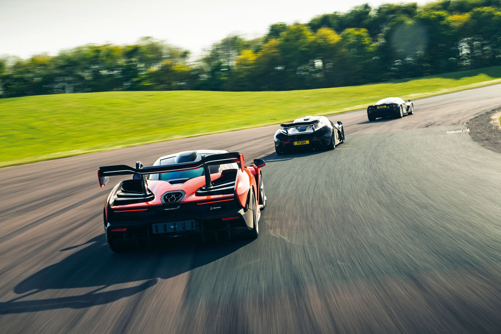 Flat Out In Mclaren S Ultimate Trio F1 Vs P1 Vs Senna Autocar