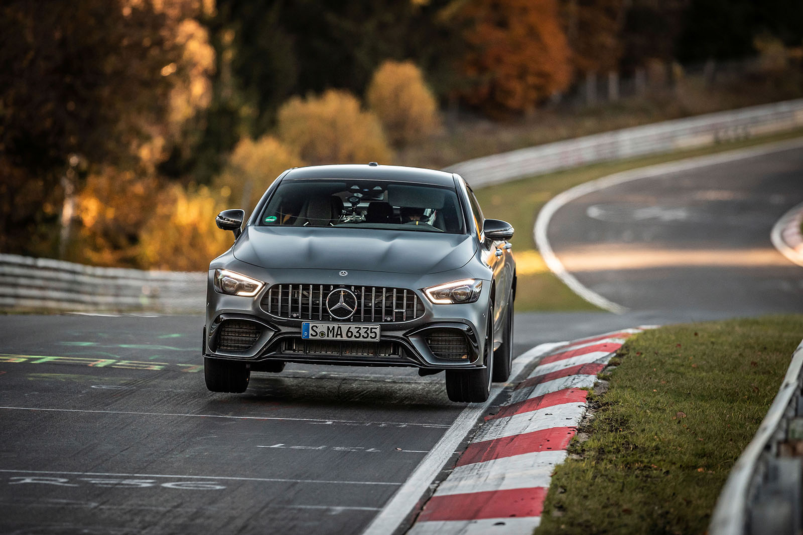 Mercedes Amg Gt 4 Door Coupe Takes Class Nurburgring Record Autocar
