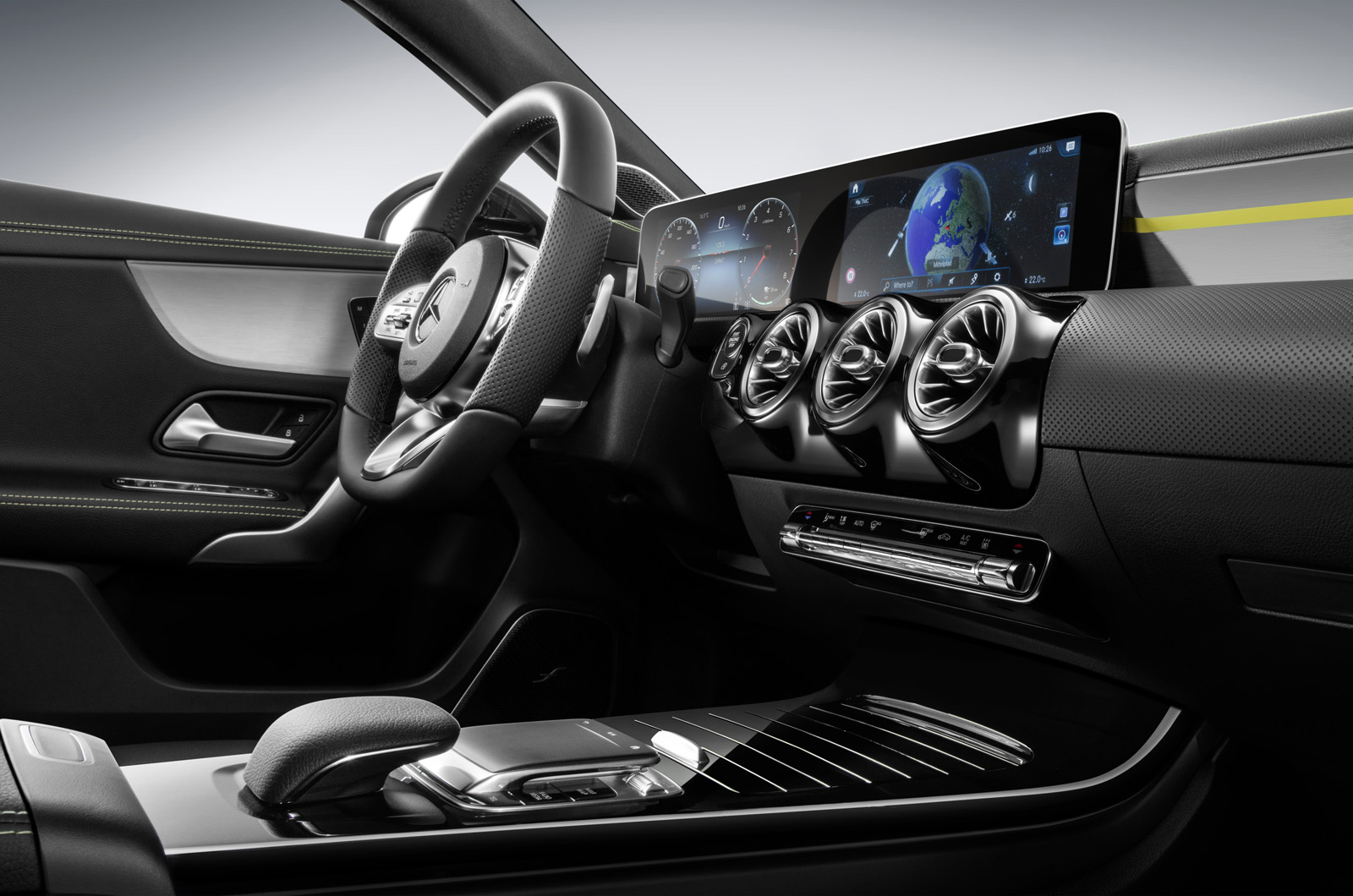 Mercedes-Benz showcases A-Class's 'luxury' interior Autocar