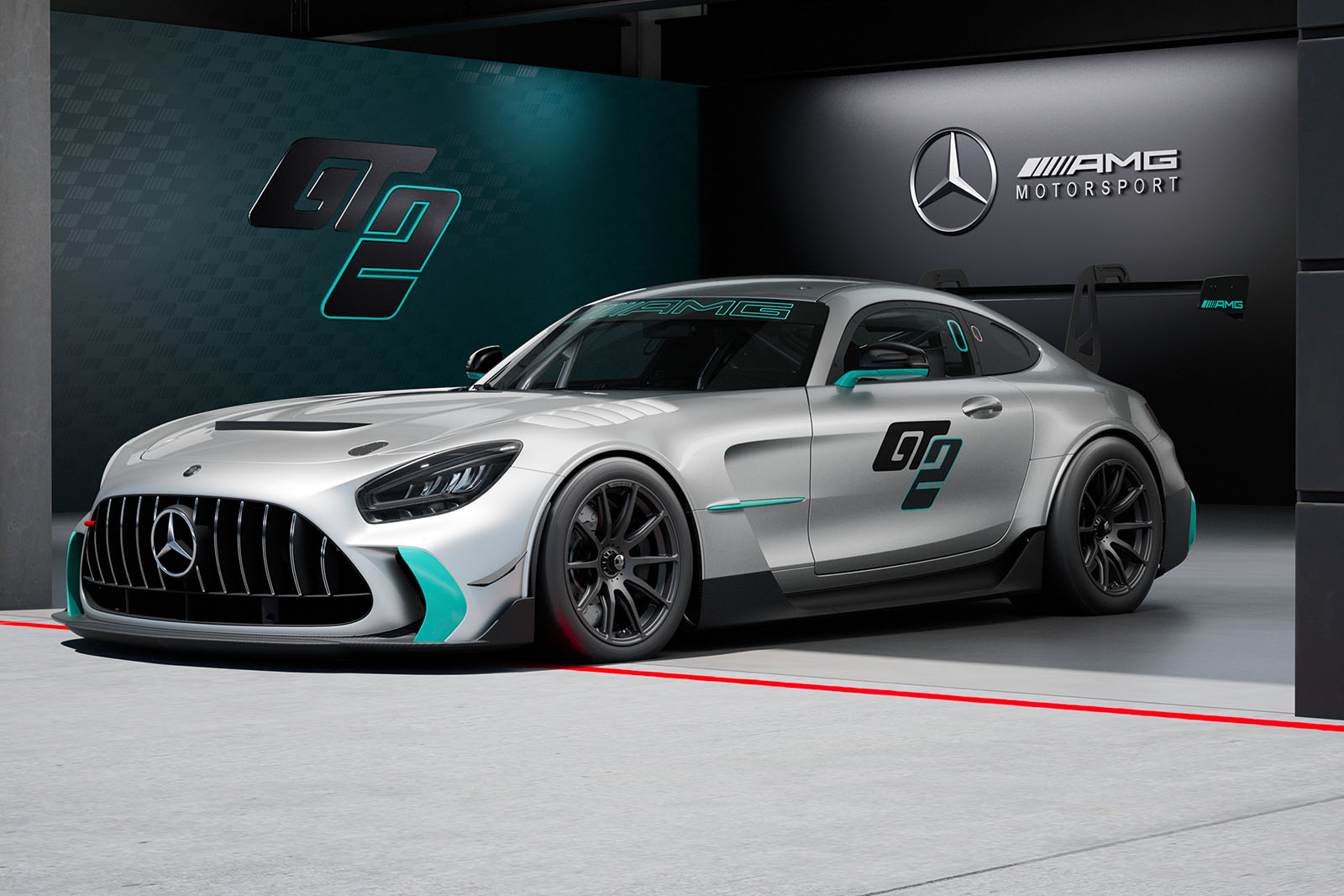 Merc R8 New Mercedes-AMG GT2 rivals Audi R8 LMS | Autocar