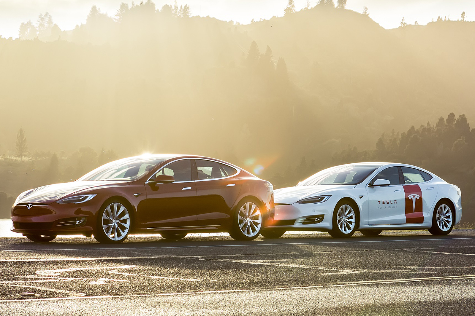 Tesla Model S transformed into mobile servicing vehicle | Autocar