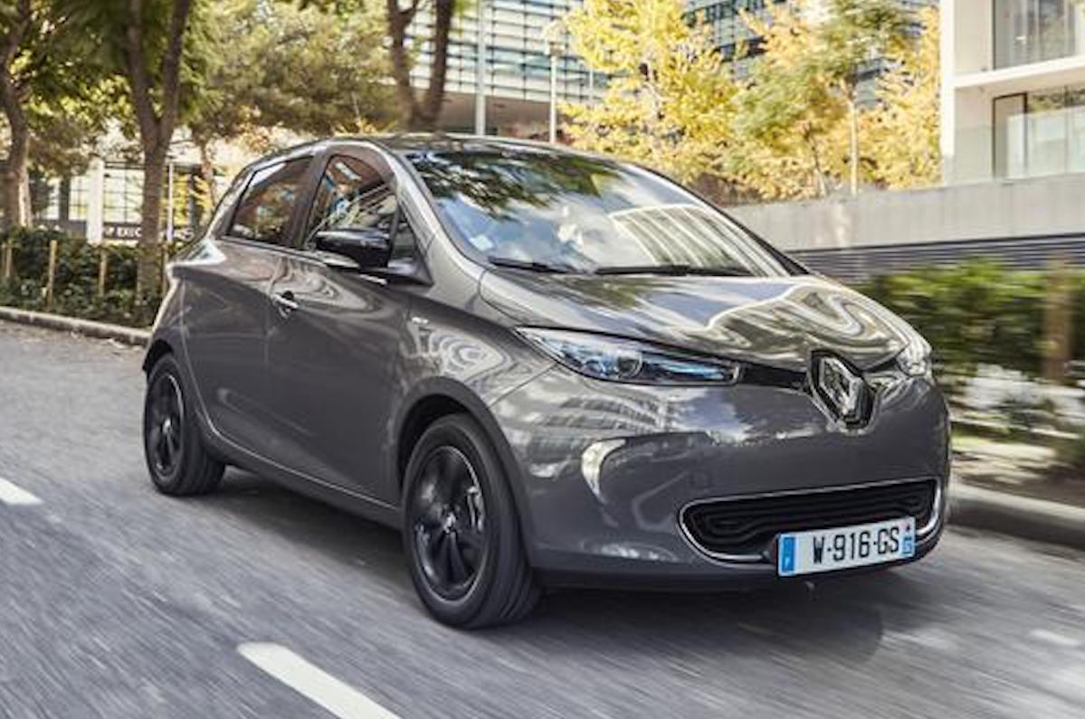 Renault zoe electric shop range