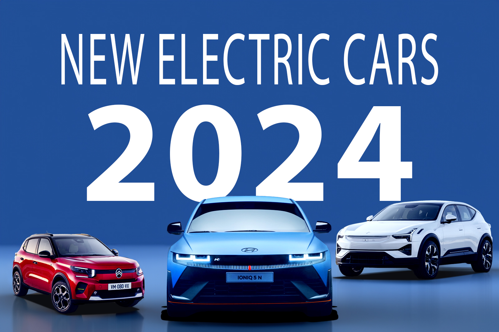 New electric cars coming in 2024