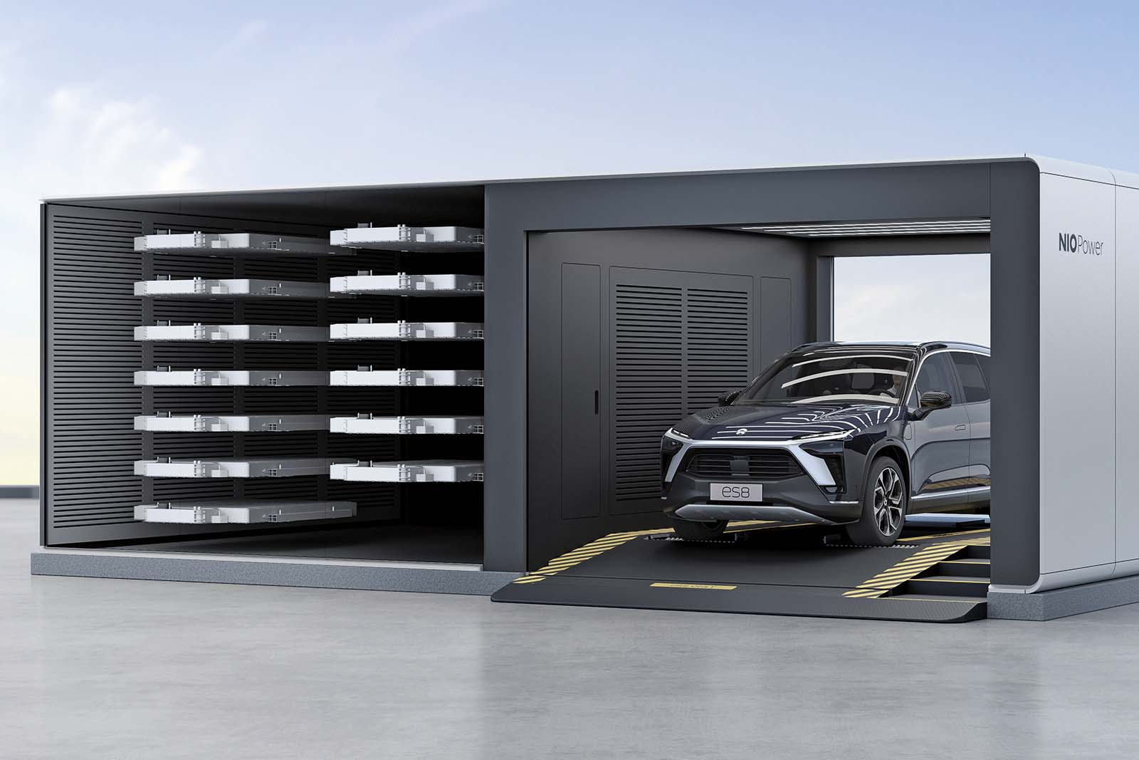 How do Nio s battery swapping stations work Autocar