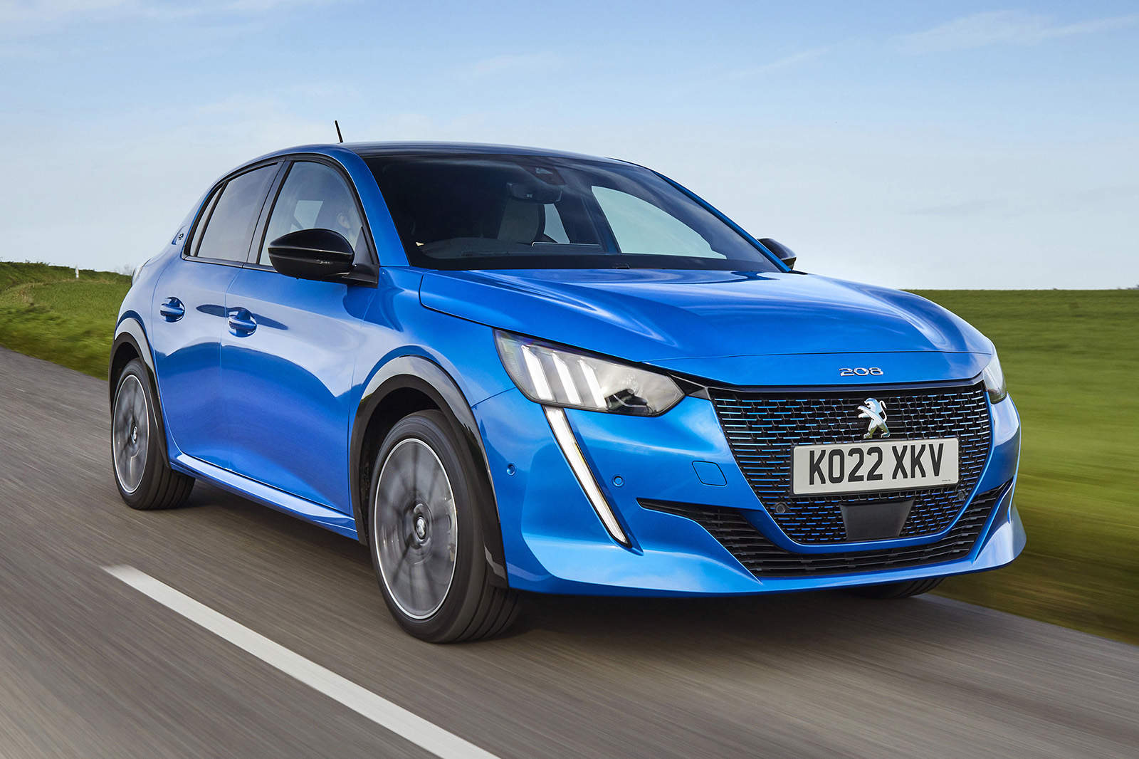 Peugeot e-208 2022 UK first power
