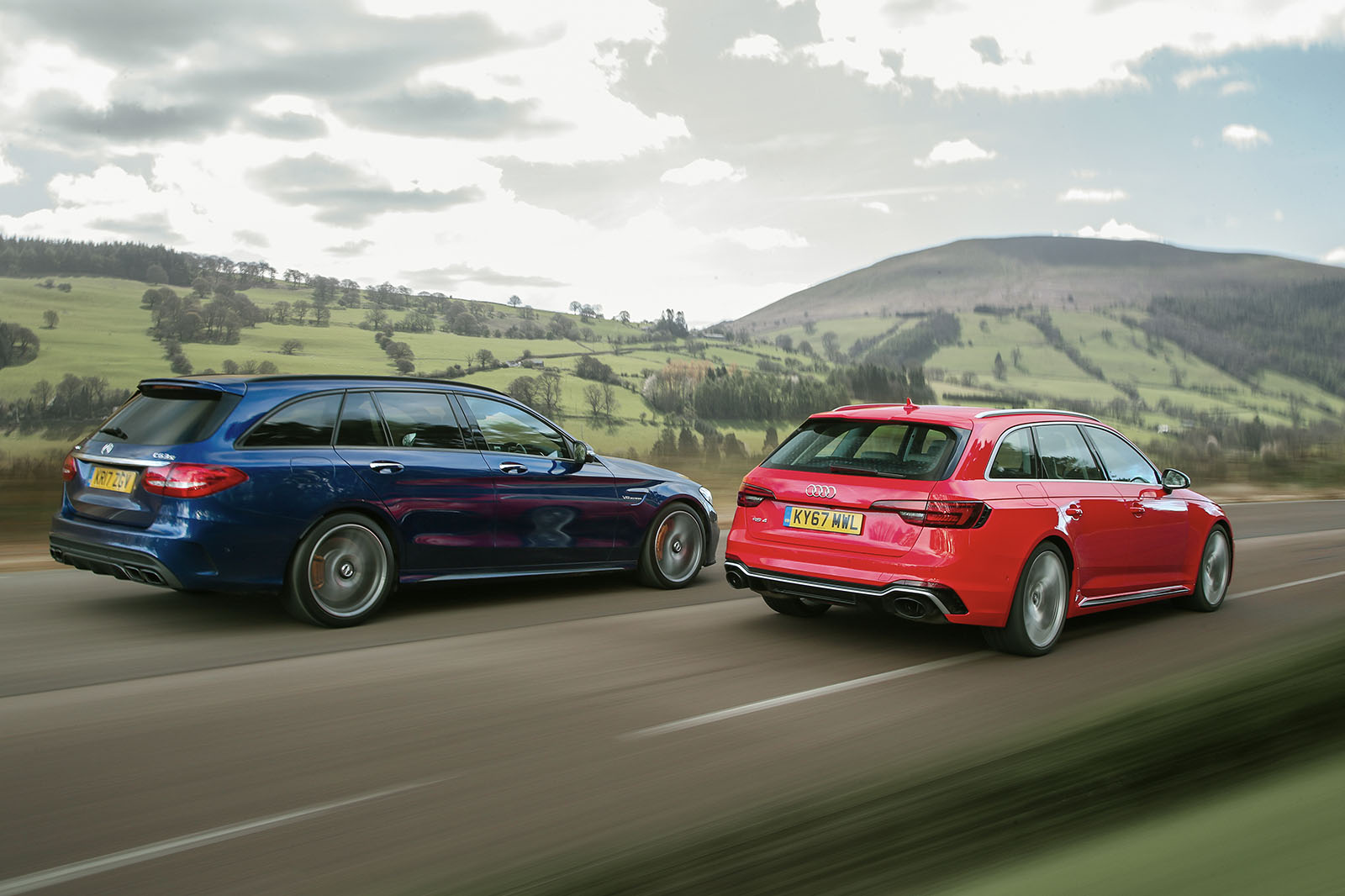 Hot estates are a perennial dream garage staple Super estate showdown: Mercedes-AMG E63 south vs C63 south vs Audi RS6 vs RS4