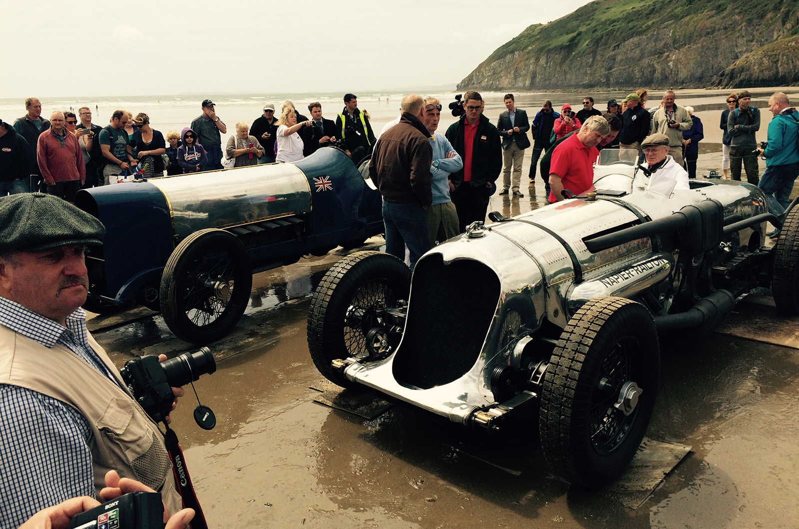 Sir Malcolm Campbell's Bluebird runs again on Pendine Sands Autocar