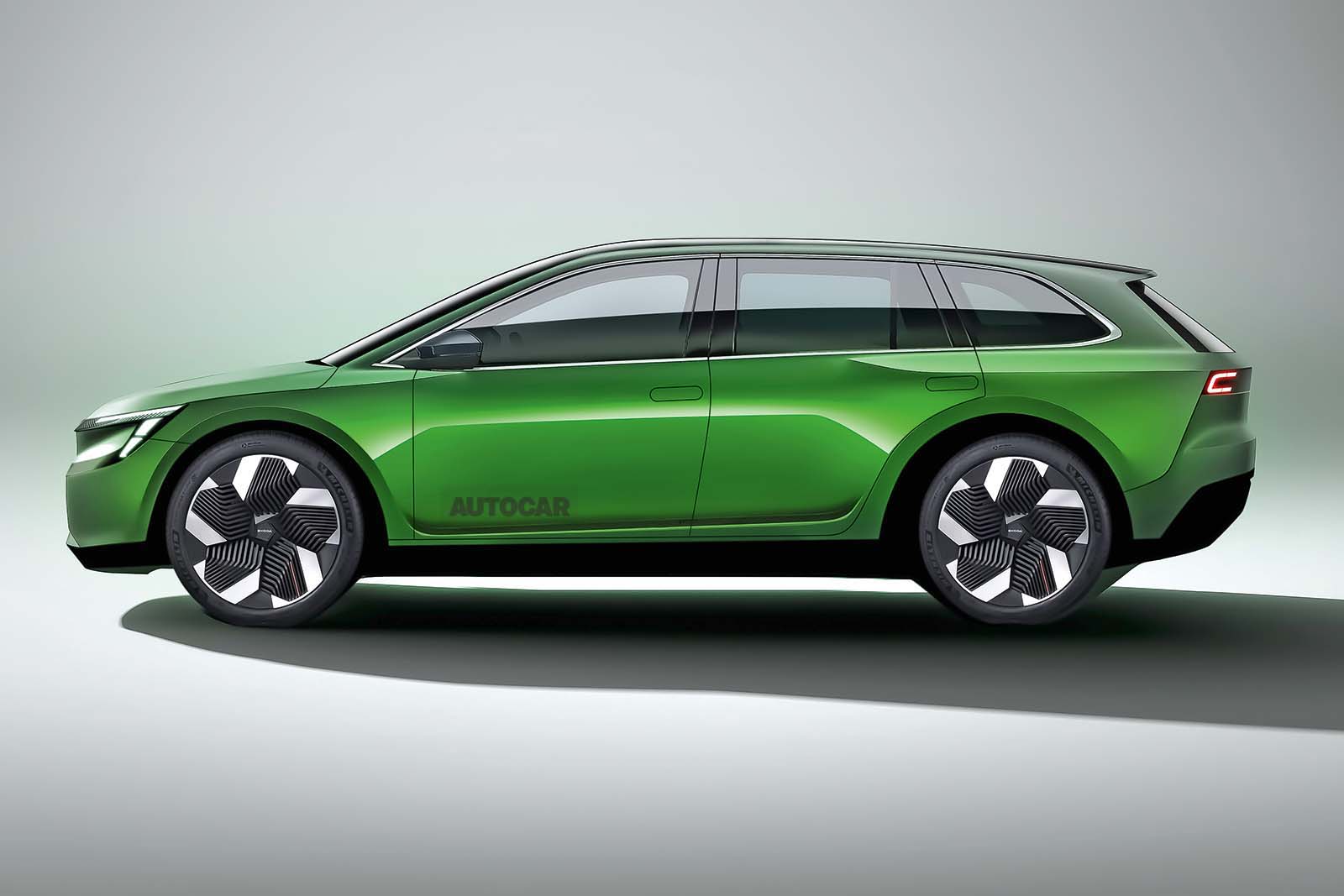 Skoda confirms Octavia-sized electric estate car for 2026