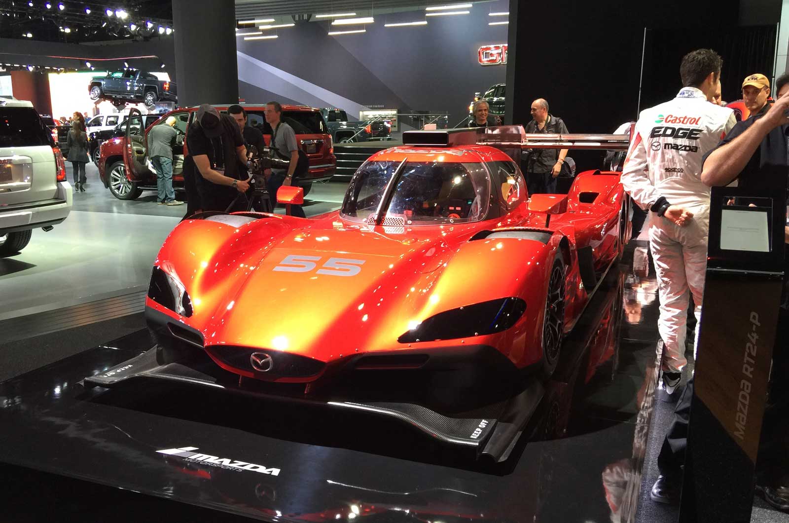 Mazda Rt24 P 600bhp Prototype Racer Revealed In La Autocar Mazda Rt24 P 600bhp Prototype Racer Revealed In La Autocar