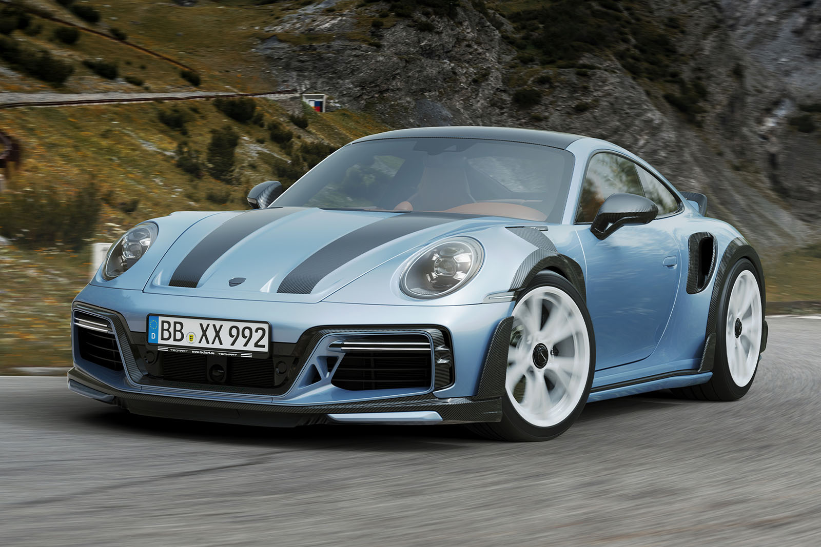 Das deutsche Tuningunternehmen Techart verleiht dem Porsche 911 Turbo S eine Leistung von bis zu 789 PS