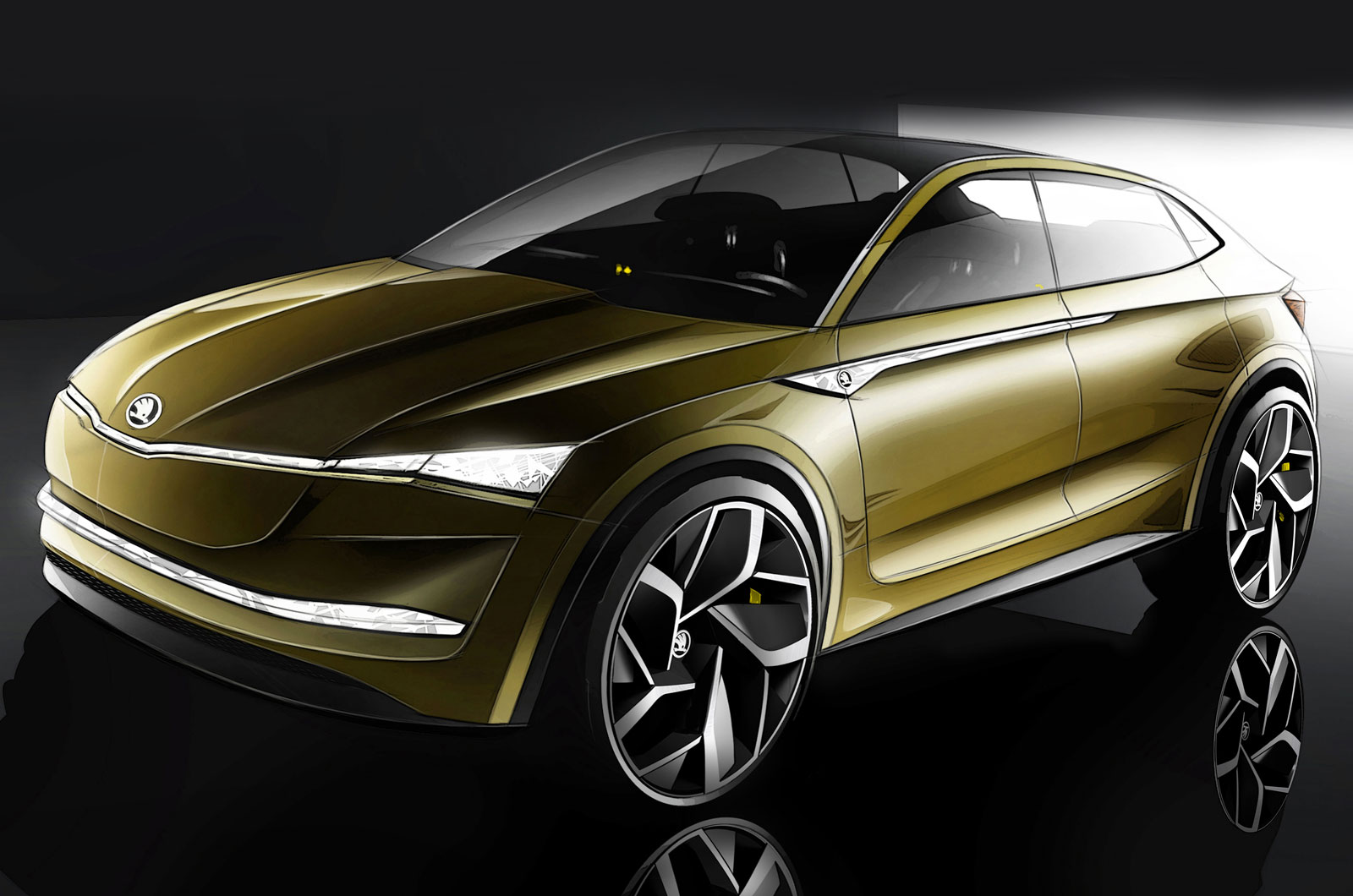 Skoda Vision E electric SUV concept interior revealed Autocar