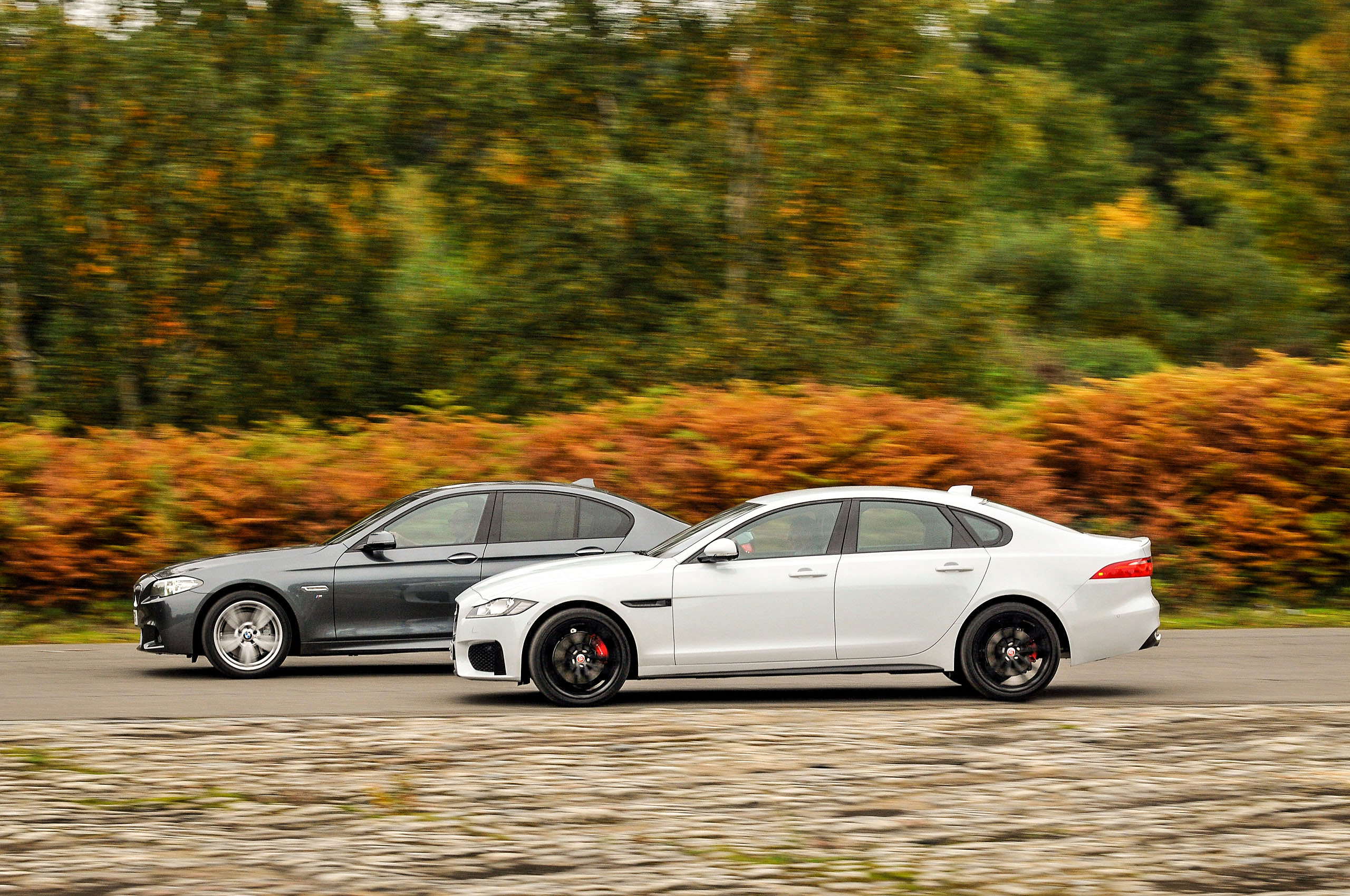 Showdown Jaguar XF vs BMW 5Series  Top Gear