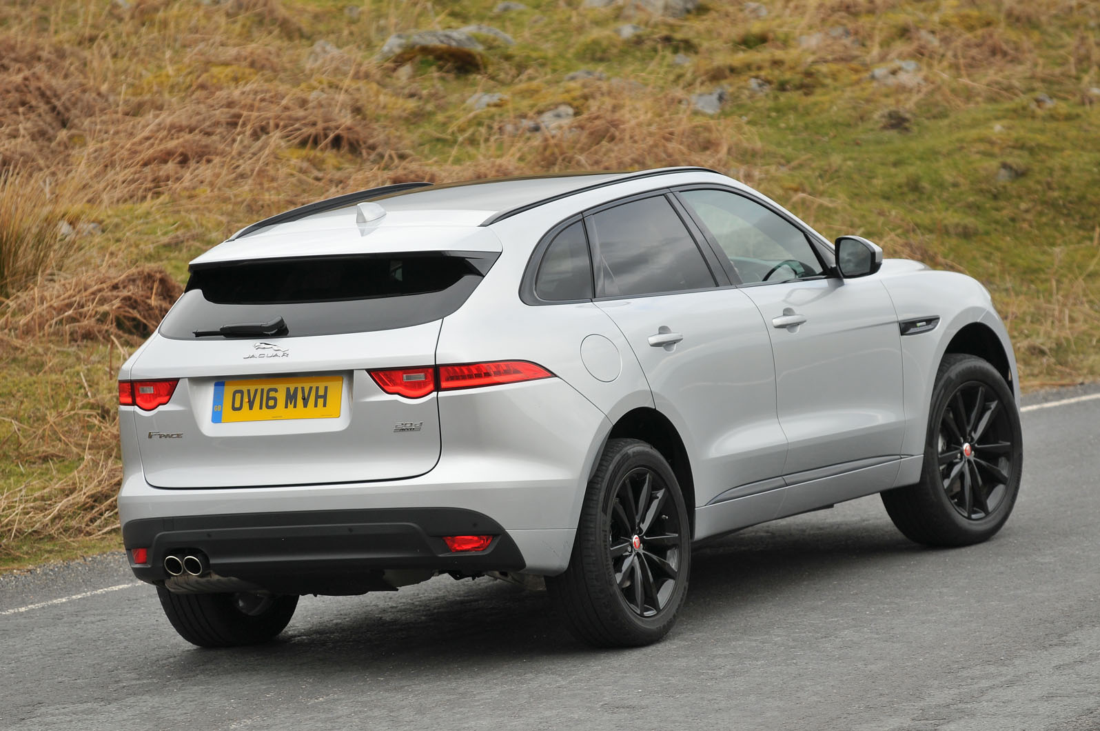 Jaguar F-Pace rear cornering