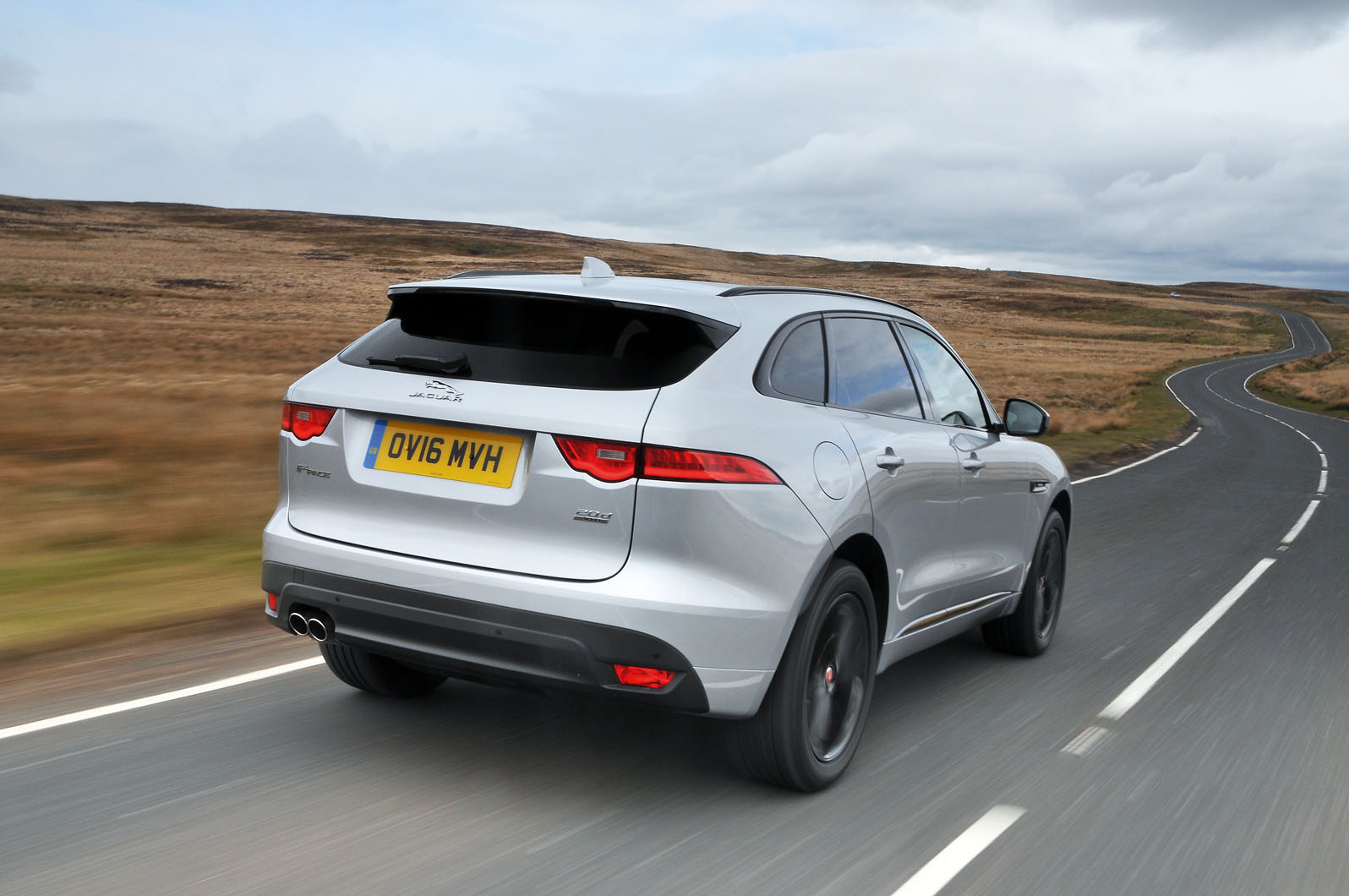 Jaguar F-Pace  2016 road test review rear 