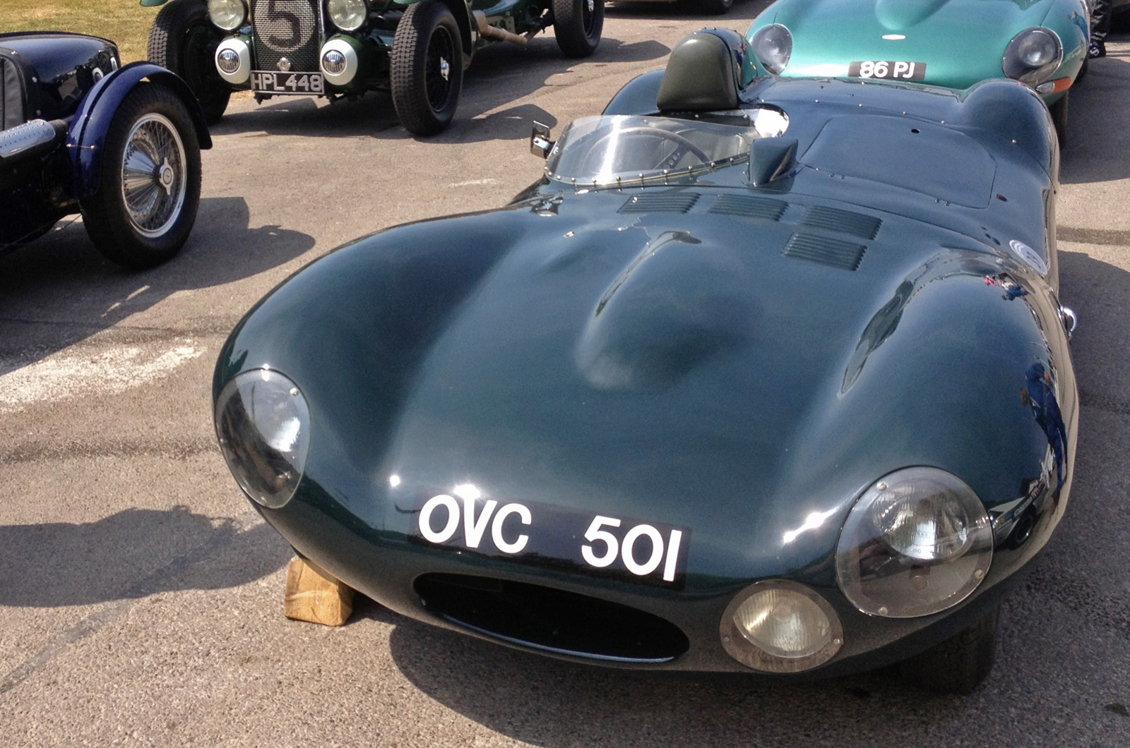 Goodwood - How to make two D-Type Jaguars from two D-Type Jaguars (?)