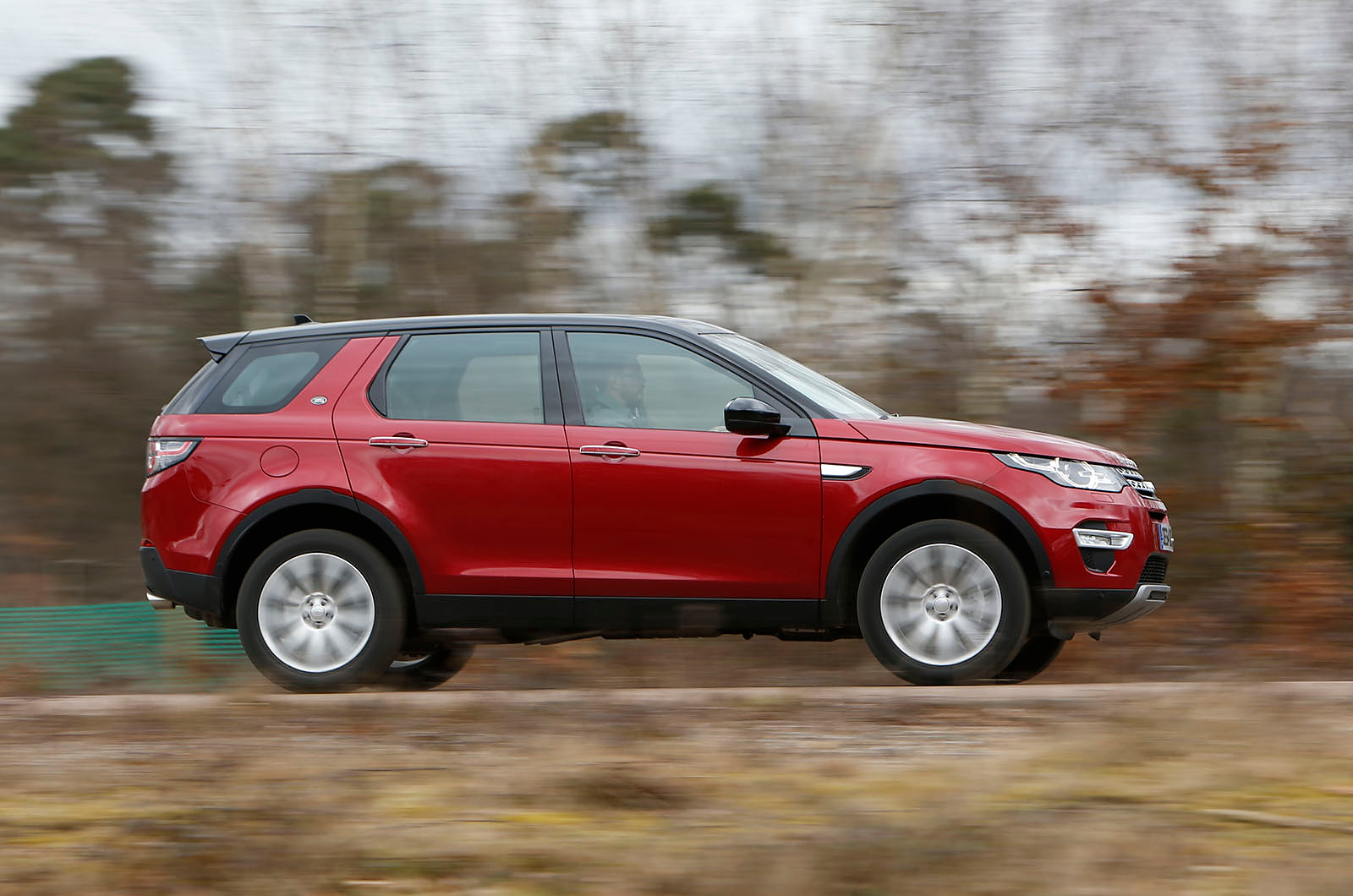The Land Rover Discovery Sport can be driven briskly