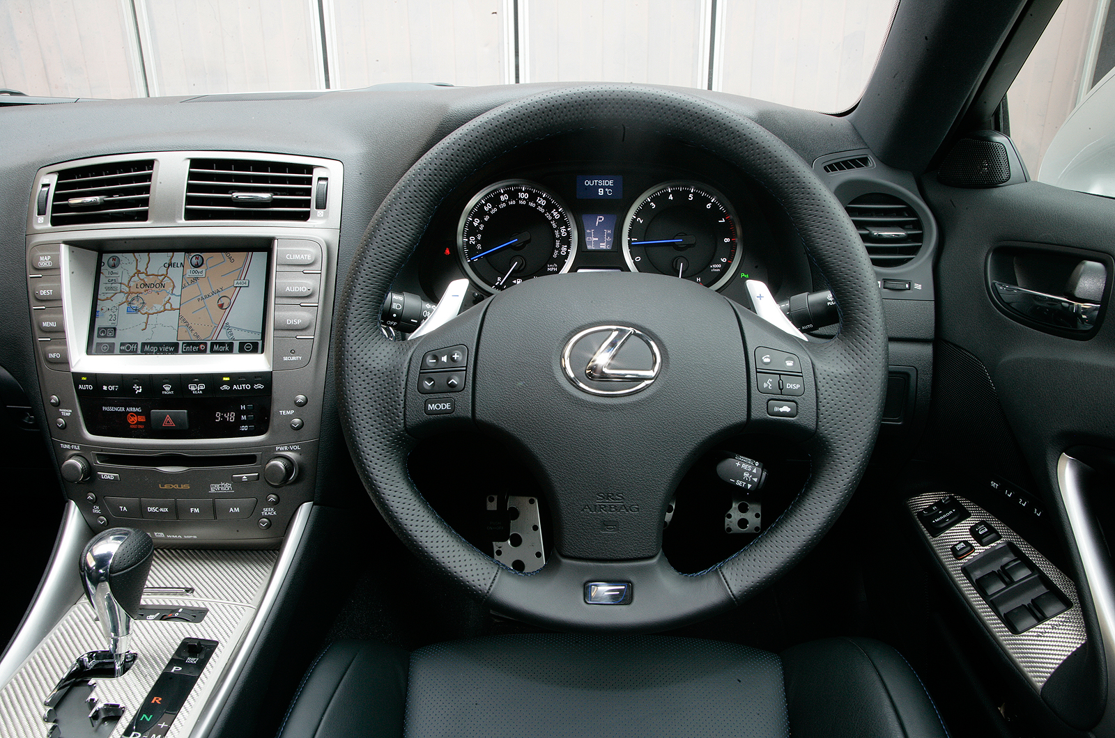 Lexus IS-F dashboard