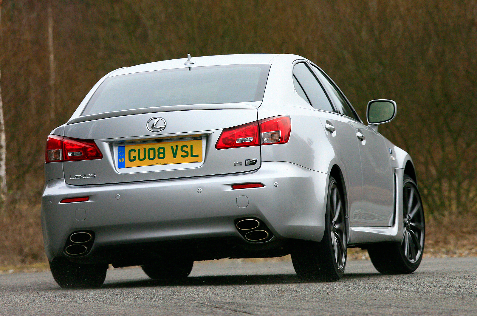 Lexus IS-F rear cornering