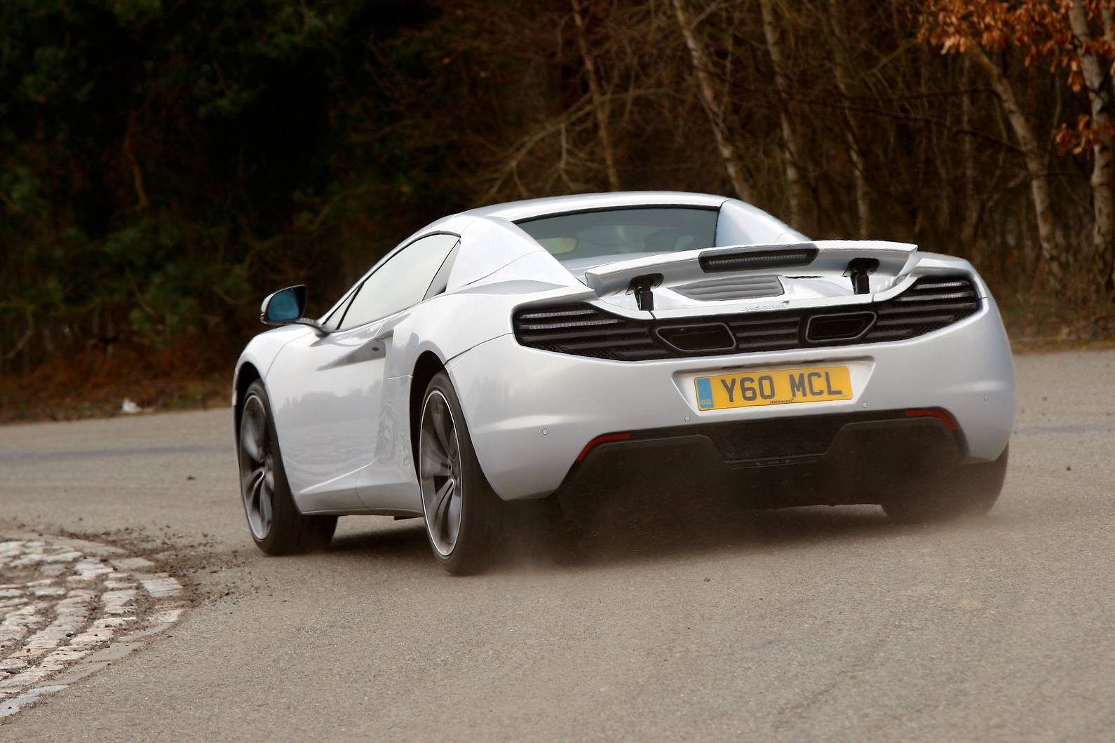 McLaren 12C Spider rear cornering