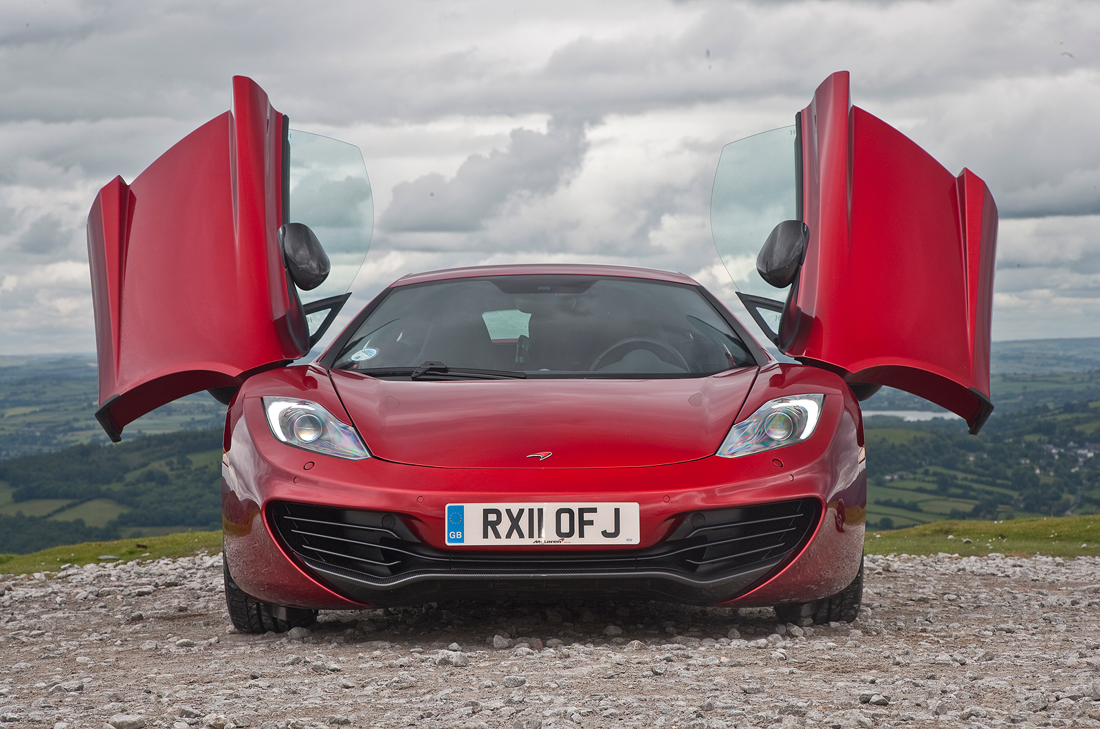 McLaren 12C dihedral doors  