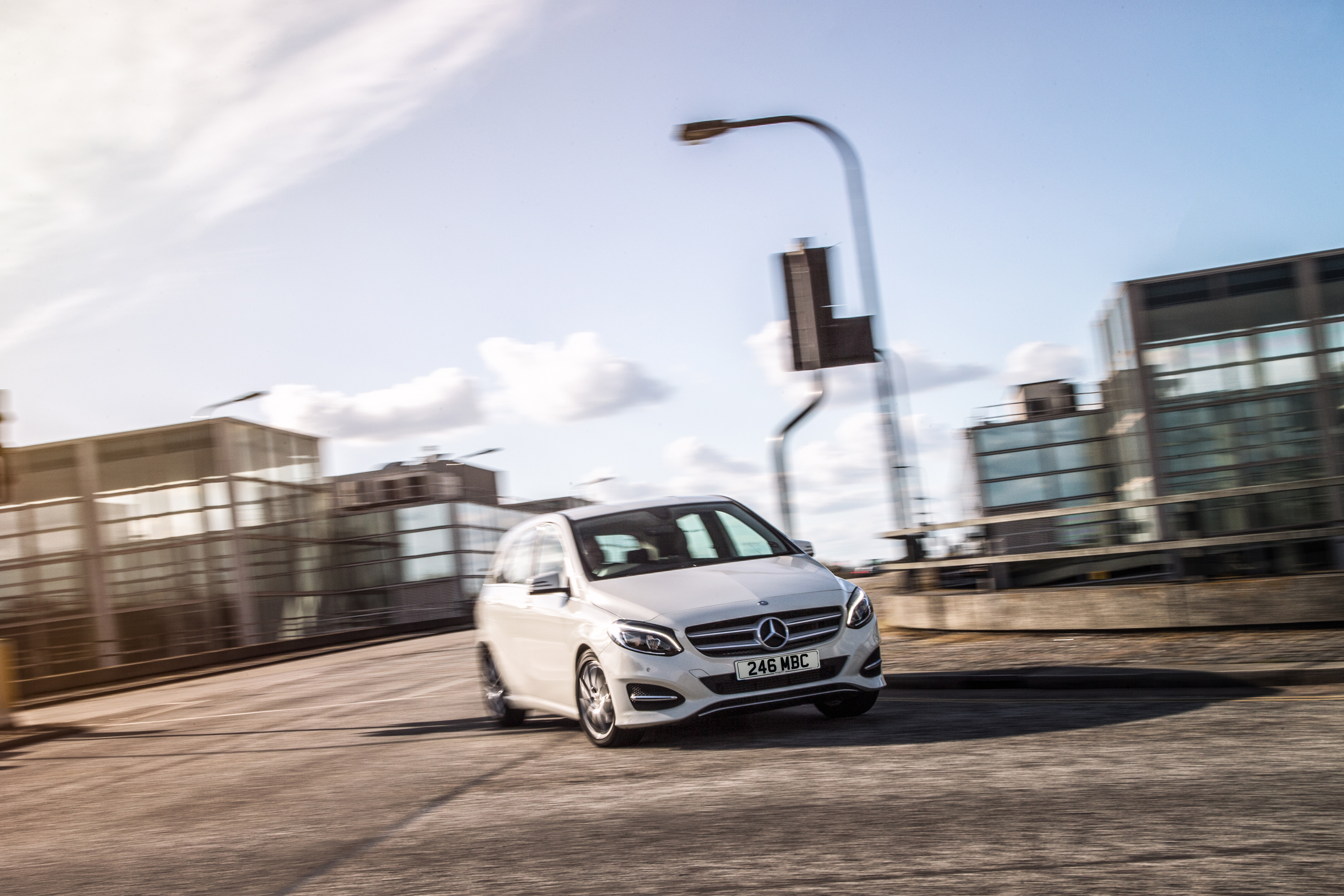 Mercedes-Benz B-Class cornering