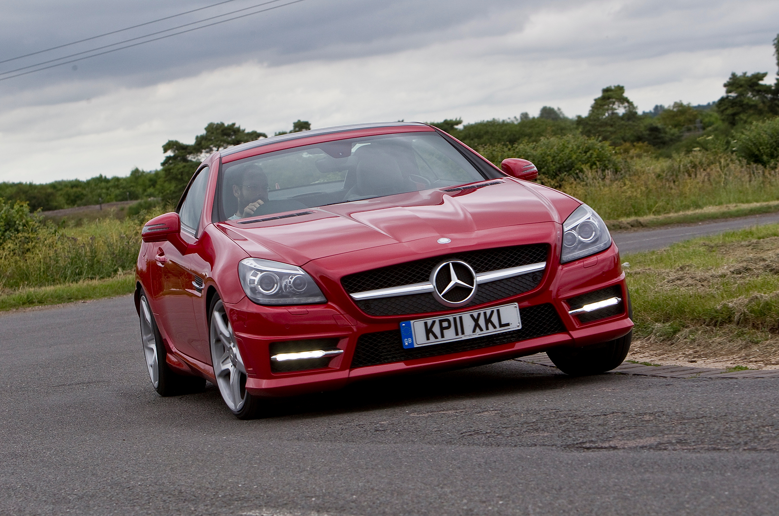 Mercedes-Benz SLK cornering