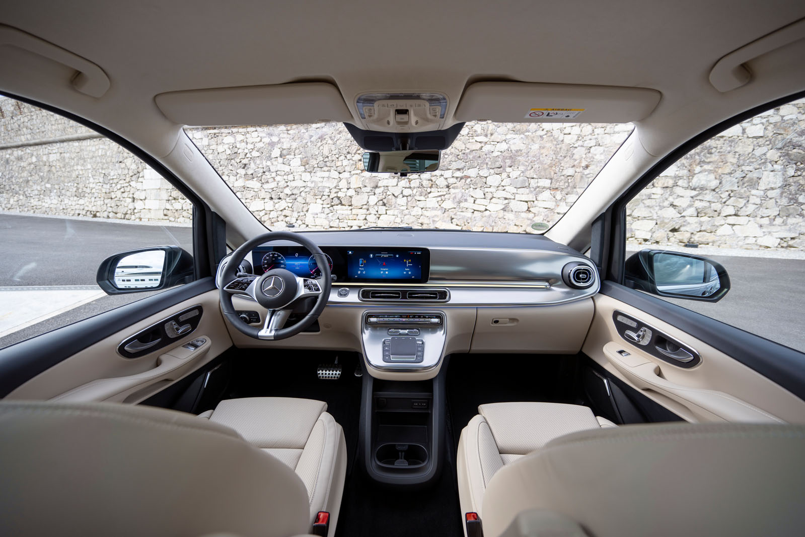 mercedes benz v vlass review 2024 09 interior