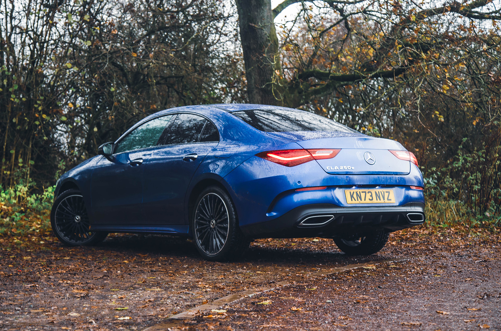 mercedes cla 250e 2023 rear static