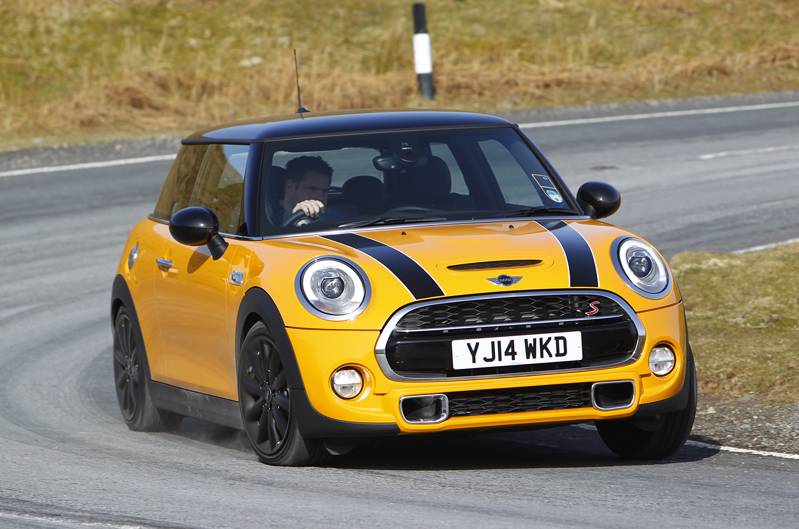 Mini Cooper S cornering