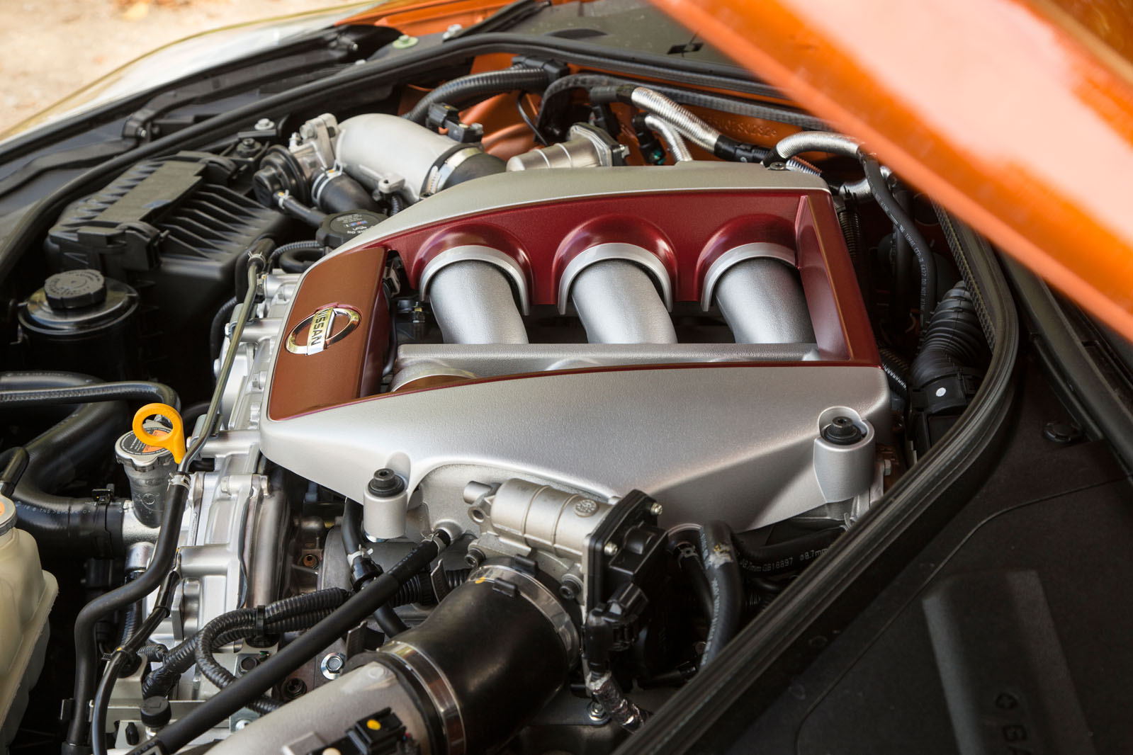 3.8-litre V6 Nissan GT-R engine