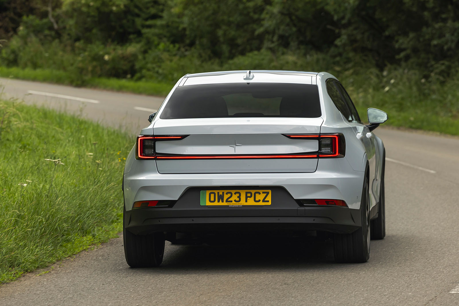 polestar 2 review my2024 05 cornering rear