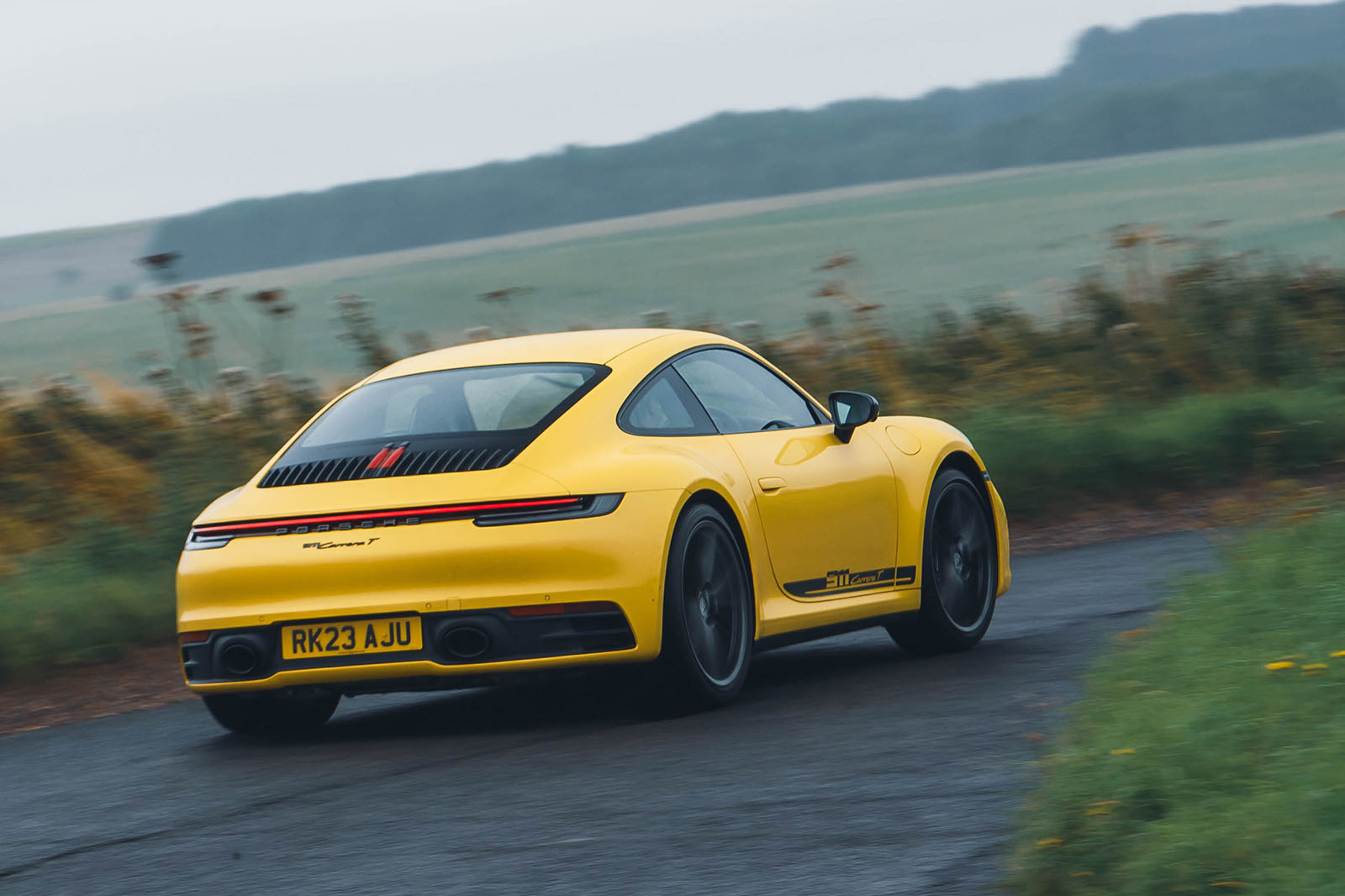 porsche 911 carerra t review 2023 03 cornering rear