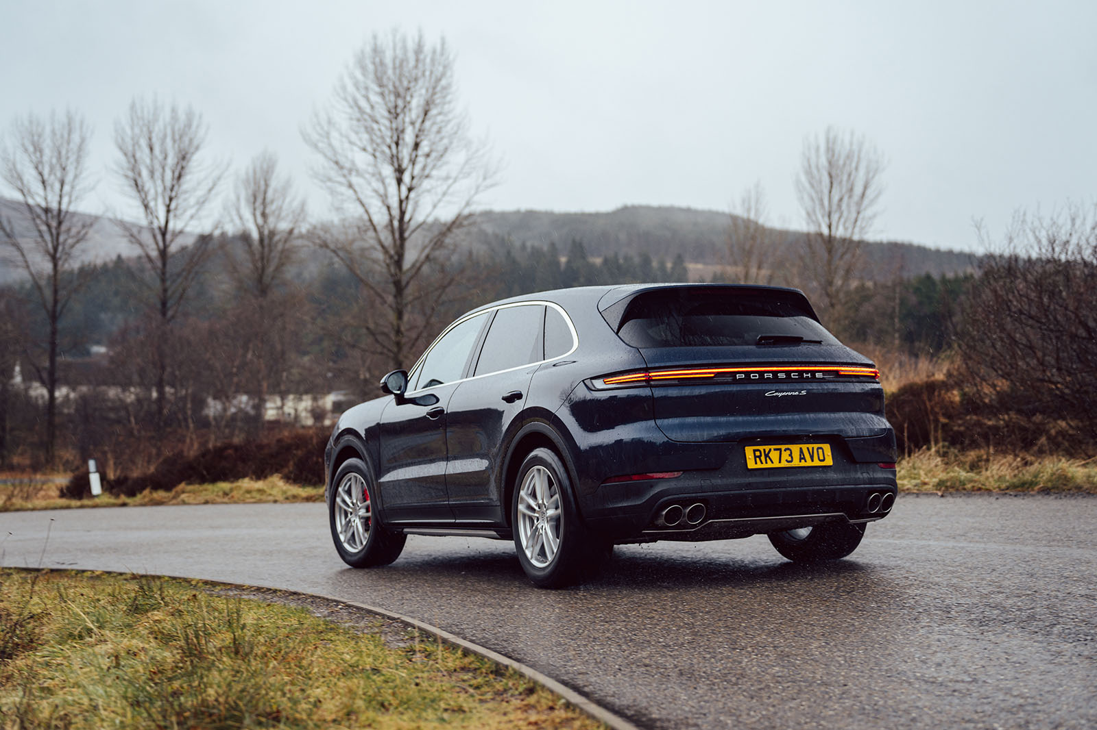 porsche cayenne s road test review 2024 34 tracking rear