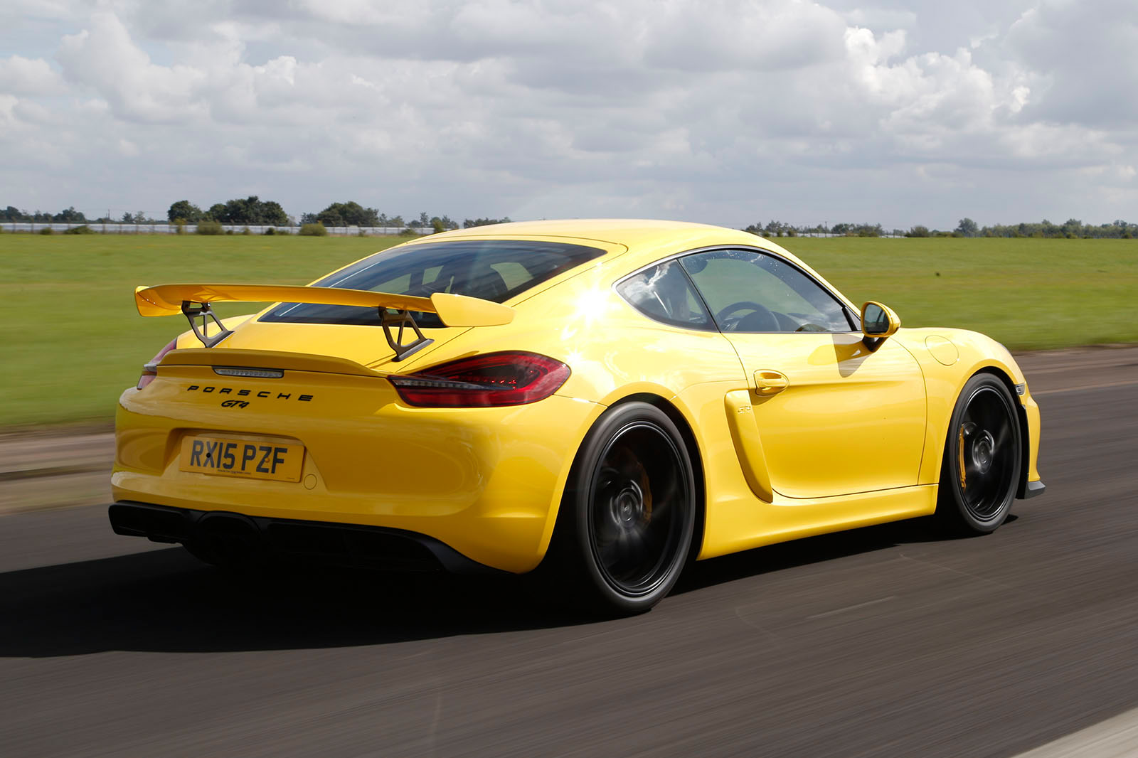 Porsche Cayman GT4 rear