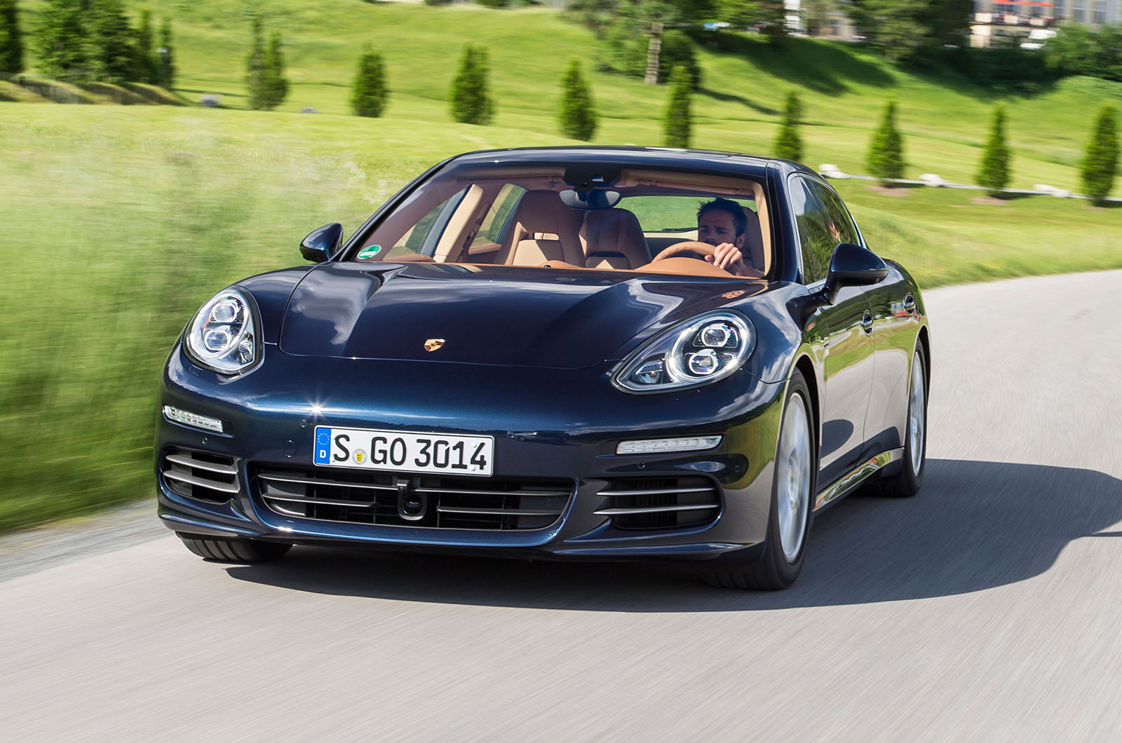Glossy Black Pillar Post Trim – For Porsche Panamera 2009-2016, Piano Black, Self-Adhesive