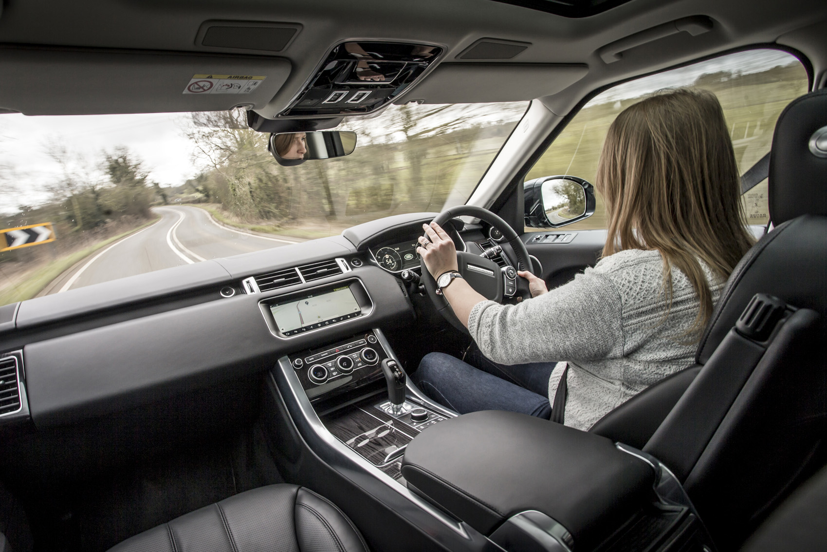 Driving the Range Rover Sport
