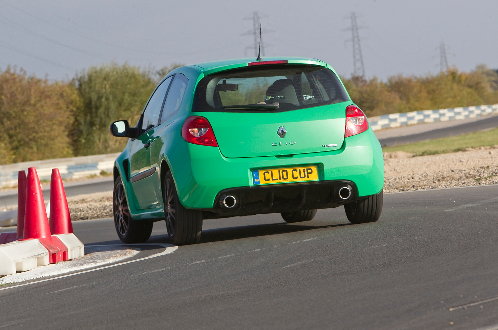 Renault Clio RS rear cornering