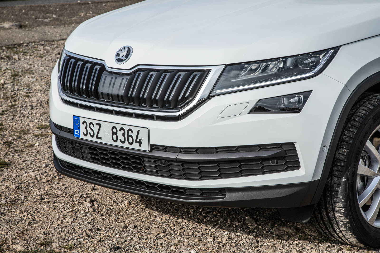 Skoda Kodiaq front end