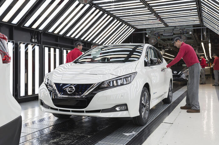 Nissan Leaf Mk2 production Sunderland