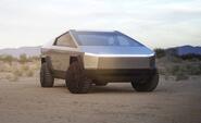 Tesla Cybertruck front close