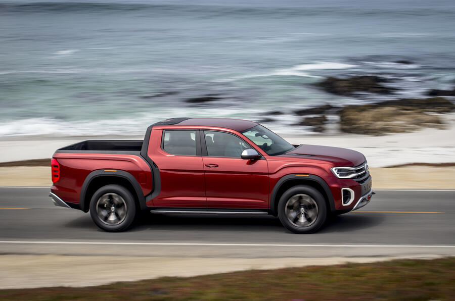 First drive: Volkswagen Atlas Tanoak pick-up concept | Autocar First drive: Volkswagen Atlas Tanoak pick-up concept | Autocar