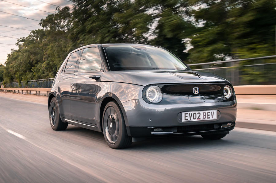 1 Honda e 2020 uk fd hero front