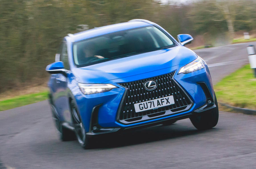 1 lexus nx 2022 road test review tracking front